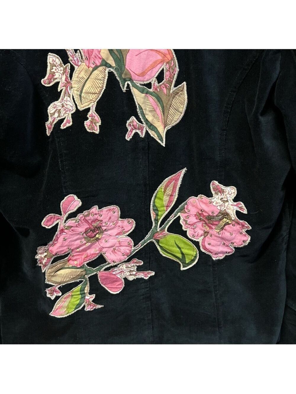 French Velvet Vintage Jacket - Picture 7 of 9